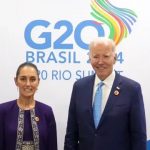 Claudia Sheinbaum y Biden se reúnen por primera vez y hablan de seguridad y migración